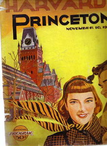 Harvard/Princeton official program, 1951