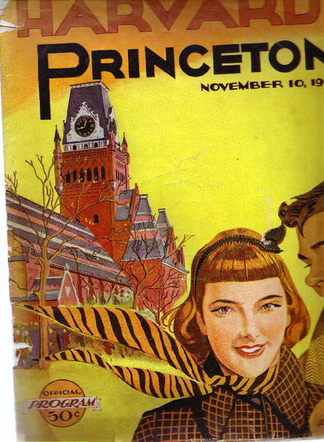 Harvard/Princeton official program, 1951