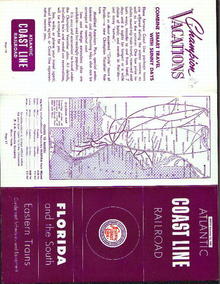 Atlantic Coastline RR, 1961 schedules