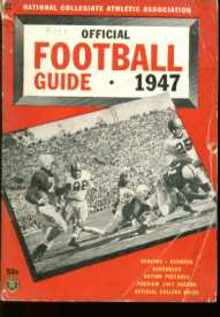 NCAA Official Football Guide 1947 photos