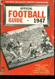 NCAA Official Football Guide 1947 photos