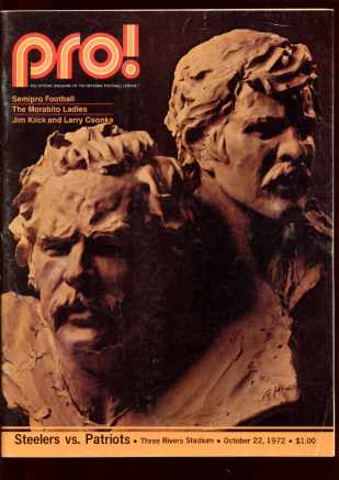 Pro! National Football League Mag Oct 1972