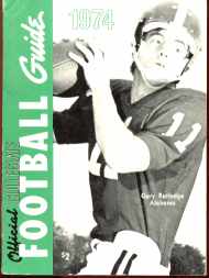 Collegiate Football Guide 1974 Gary Rutledge