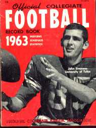 Collegiate Football mag 1963 John Simmons