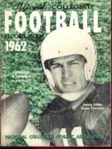 Collegiate Football mag 1962 Sonny Gibbs