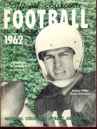 Collegiate Football mag 1962 Sonny Gibbs