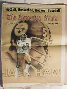 Jack Ham cover sporting news dec 1977