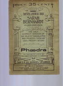 Sarah Bernardt, plays, 1905-06 season