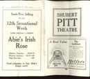 Abie's Irish Rose 1923 program great ads