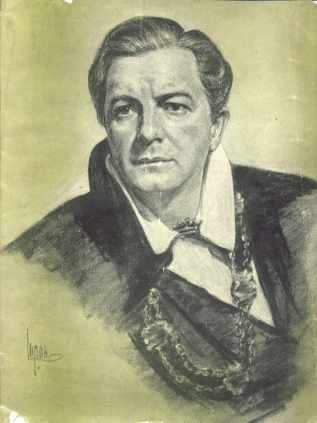 Maurice Evans as Hamlet program late 1940s
