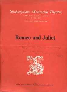 Shakespeare Memorial Theatre England 1958