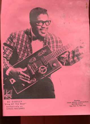Bo Diddley Poster Aspen Mag 1966 RARE