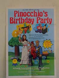 PINOCCHIO'S BIRTHDAY PARTY POSTER