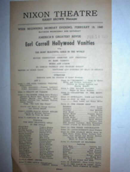 EARL CARROLL HOLLYWOOD VANITIES FEB 19 1940