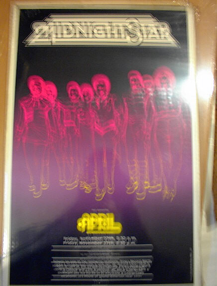 MIDNIGHTSTAR 1980'S CONCERT POSTER