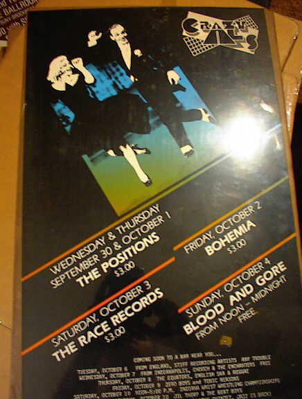 CRAZY ALS CONCERT POSTER