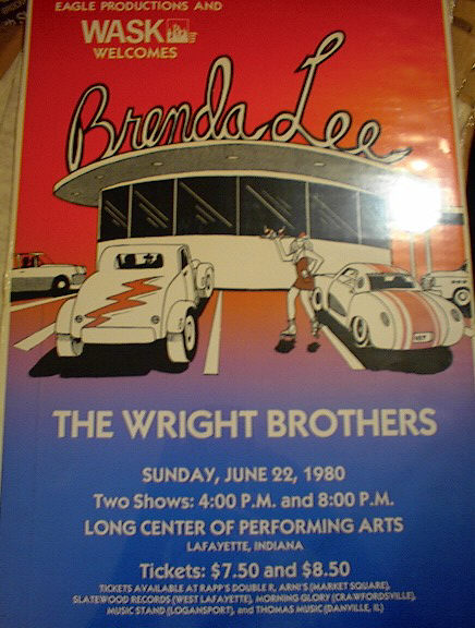 THE WRIGHT BROTHERS13 x 20 CONCERT POSTER