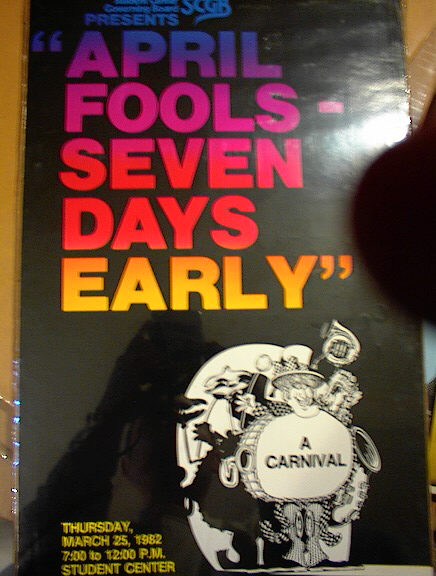 APRIL FOOLS SEVEN DAYS EARLY POSTER