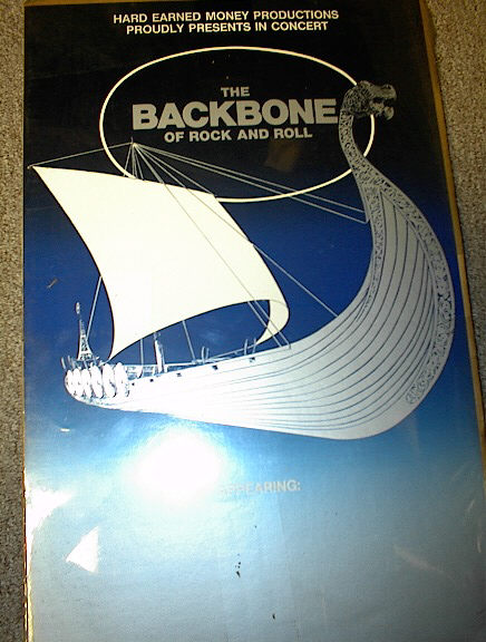 THE BACKBONE OF ROCK AND ROLL POSTER