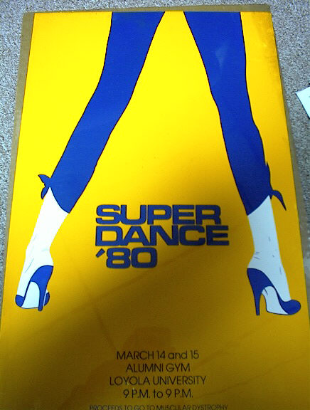 SUPER DANCE'80 13 X 20 POSTER