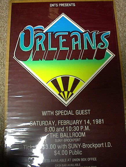 ORLEANS 1981 20X13 CONCERT POSTER