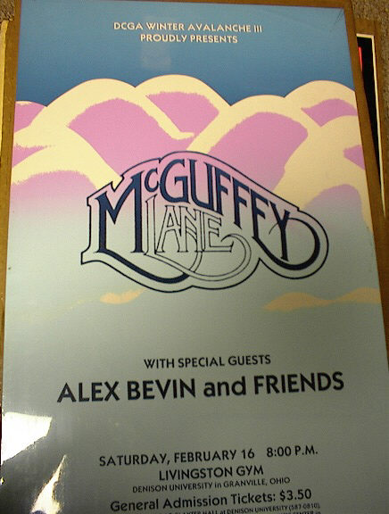 MCGUFFY LANE S/W 1980 POSTER