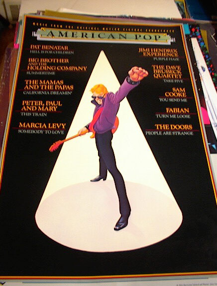 AMERICAN POP SOUNDTRACK POSTER