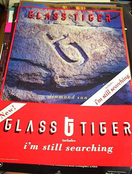 GLASS TIGER DIAMOND SUN ALBUM POSTER