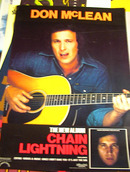 DON MACLEAN ALBUM CHAIN LIGHTNING POSTER