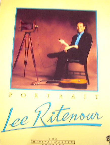 LEE RITENOUR PORTRAIT ALUM POSTER