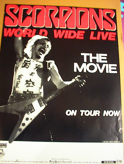 SCORPIONS WORLD WIDE LIVE TOUR THE MOVE.