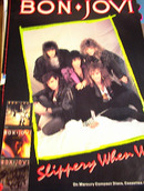 BON JOVI SLIPPERY WHEN WET ALBUM POSTER