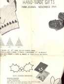 Knit & Embroidery Christmas Gifts 1949
