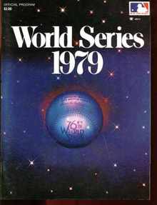 World Series 1979 Official Program excellent