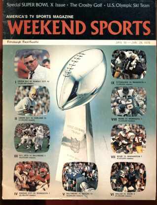 Weekend Sports Superbowl X Issue 1976