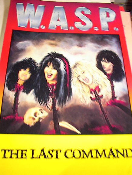 W.A.S.P. THE LAST COMMAND ALBUM POSTER