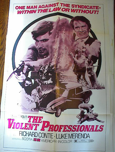 THE VIOLENT PROFESSIONALS 1974 RICHARD CONTE