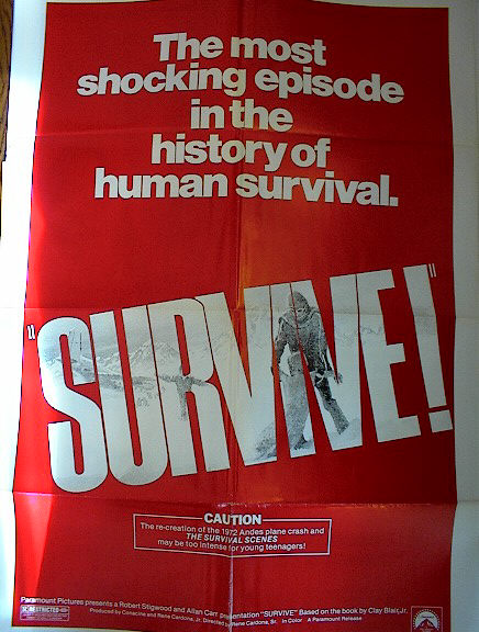 SURVIVE 1976 GREAT POSTER