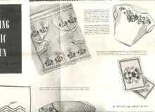 Fabric Painting Country Florial Patterns 1950