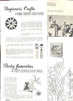 Lrg Lot Holiday/Party Craft Instructions 1960