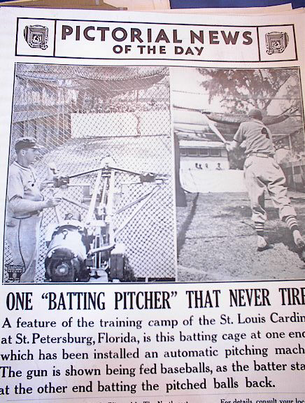 MARCH 1941 ST.LOUIS CARDNIALS TRAINING PHOTOS