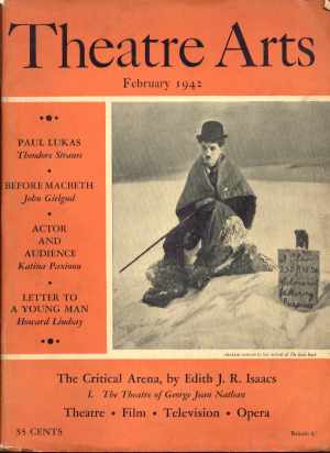 Charlie Chaplin Theatre Arts 2/1942 magazine