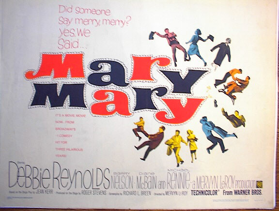MARY MARY *ing DEBBIE REYNOLDS 1963