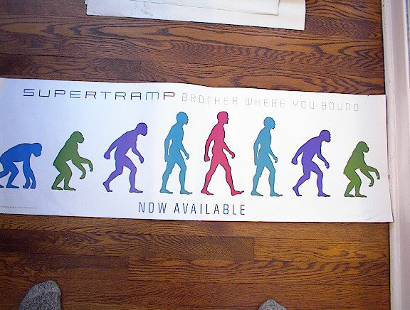 SUPERTRAMPS 'BROTHER WHERE YOU BOUND' POSTER