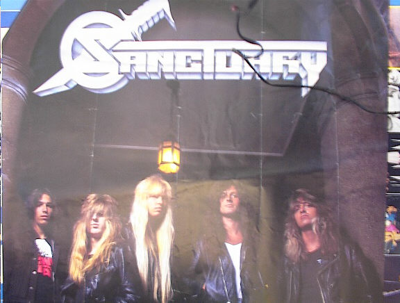 SANCTUARY POSTER OF THE BAND MEMBERS