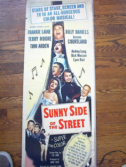 SUNNY SIDE OF THE STREET 1951*ing TERRY MOORE