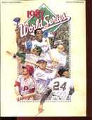 1987 World Series Official Program art cover