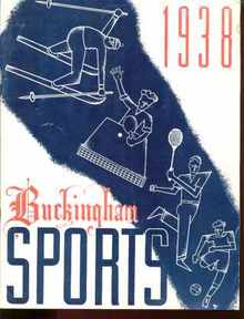 1938 Buckingham Sports Equipment Catalog