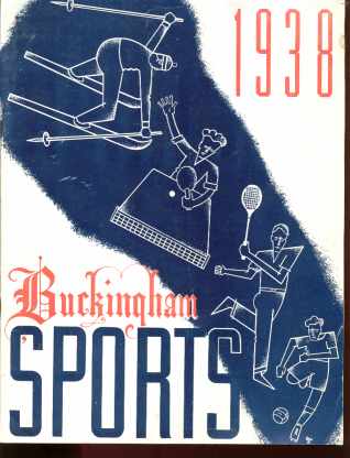 1938 Buckingham Sports Equipment Catalog
