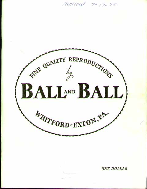 Ball & Ball Decorative Reproductions 1969